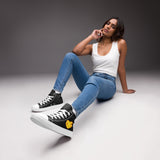 Women’s high top canvas shoes