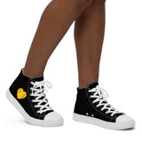 Women’s high top canvas shoes