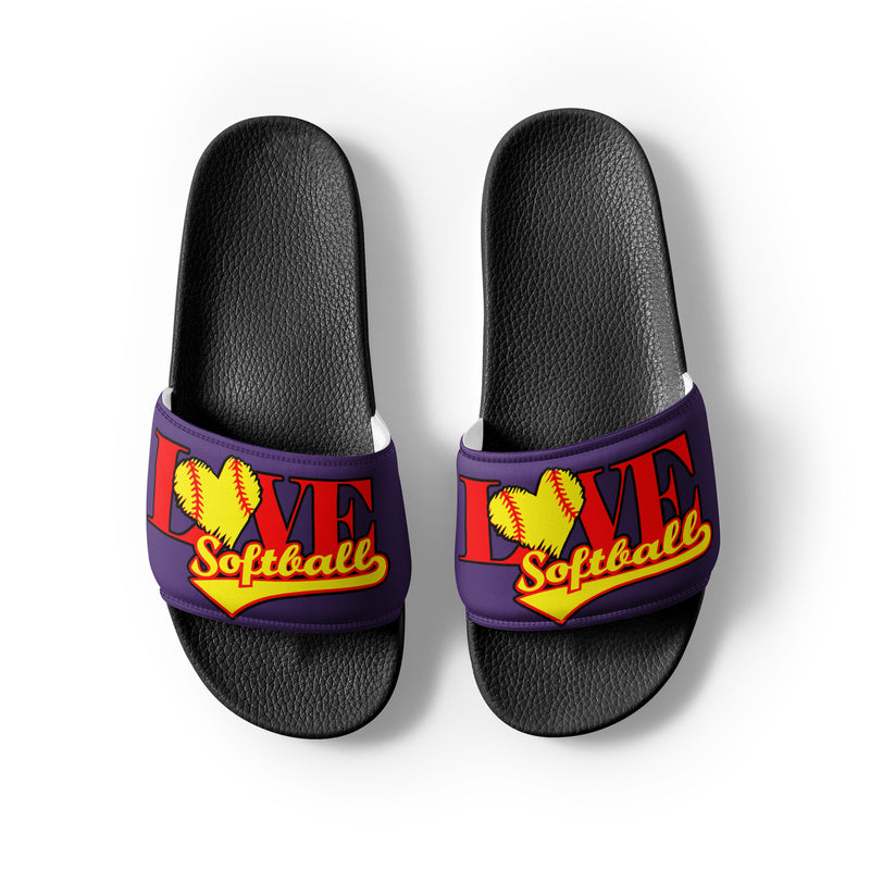 Love Softball Women's slides