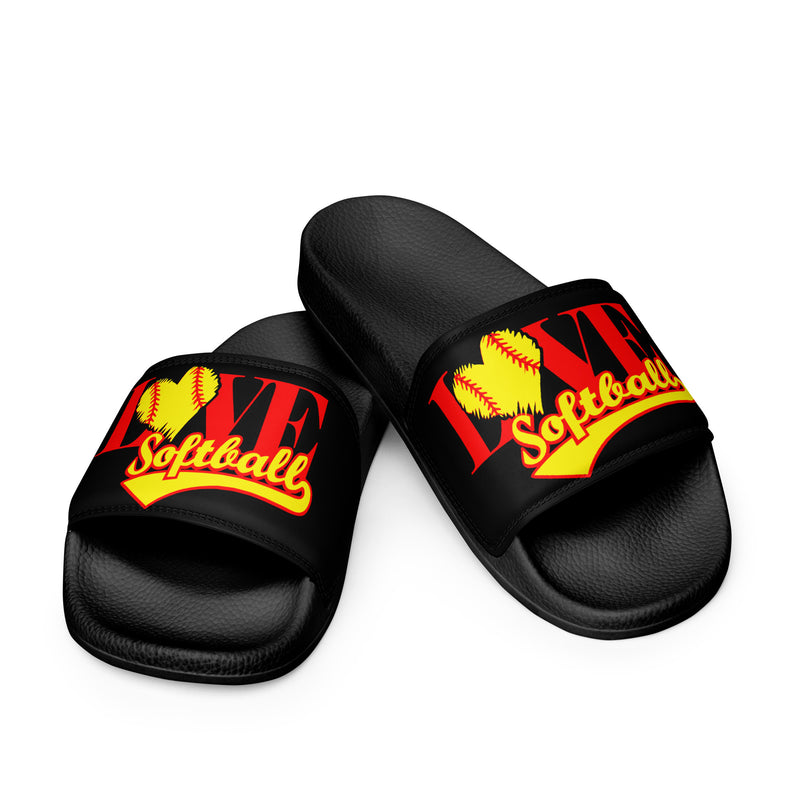 Love Softball Women's slides