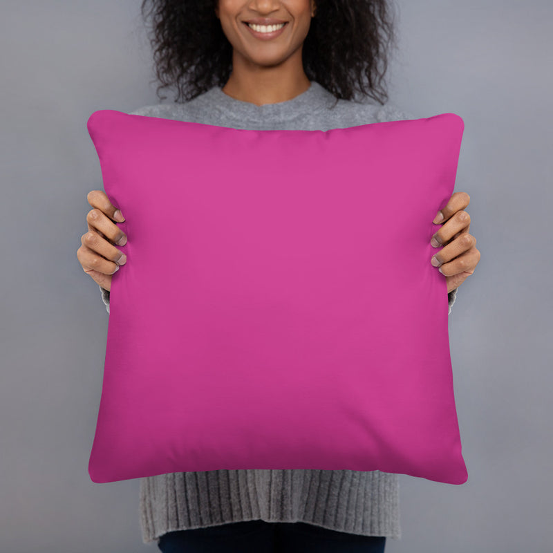 Softball Love Basic Pillow PINK