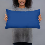 Love Softball Basic Pillow BLUE