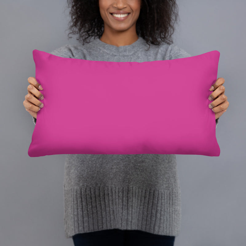 Softball Love Basic Pillow PINK