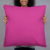 Softball Love Basic Pillow PINK