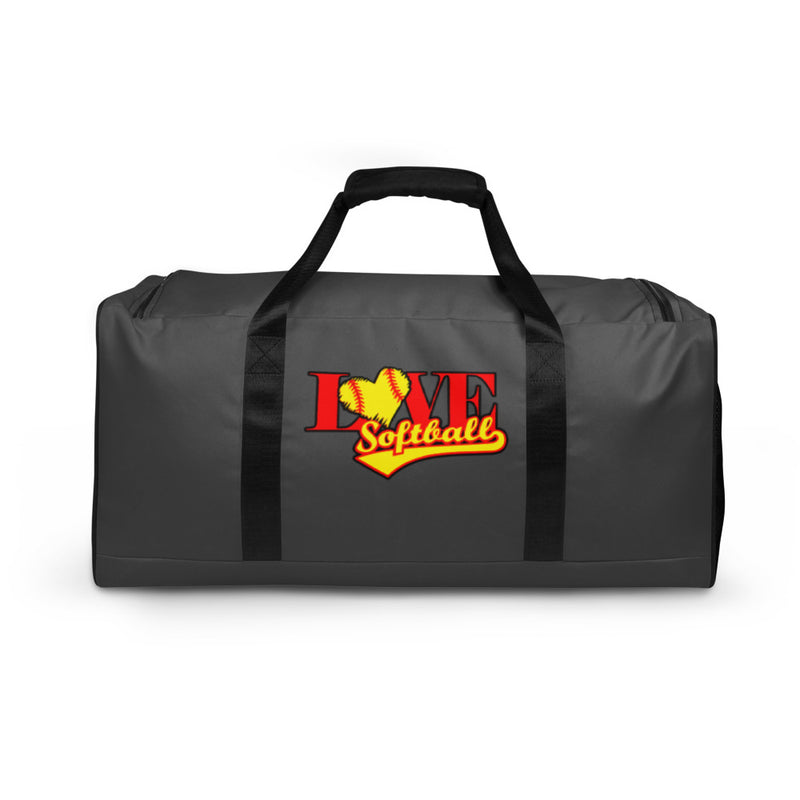 Love Softball Duffle bag GREY