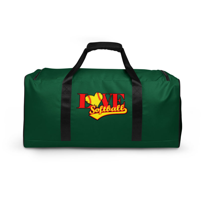 Love Softball Duffle bag GREEN