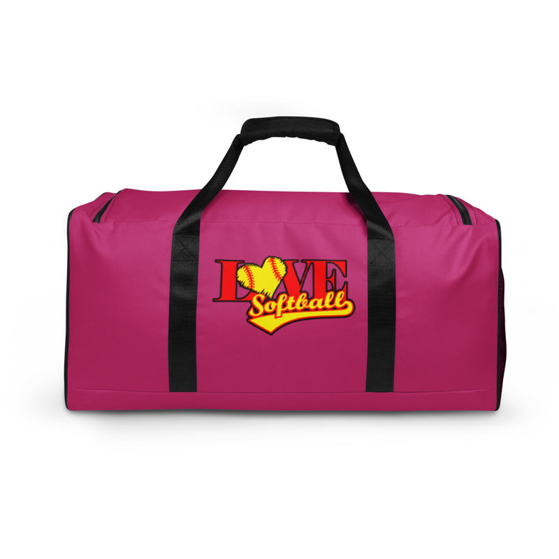 Love Softball Duffle bag PINK