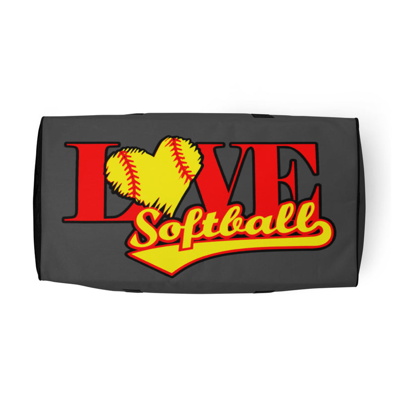 Love Softball Duffle bag GREY