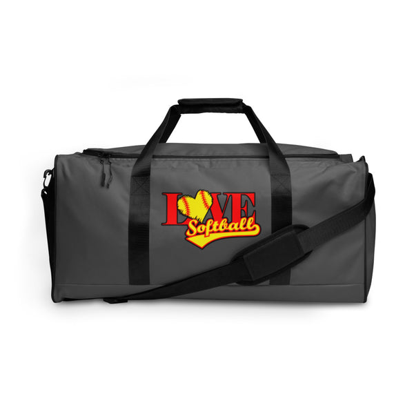 Love Softball Duffle bag GREY