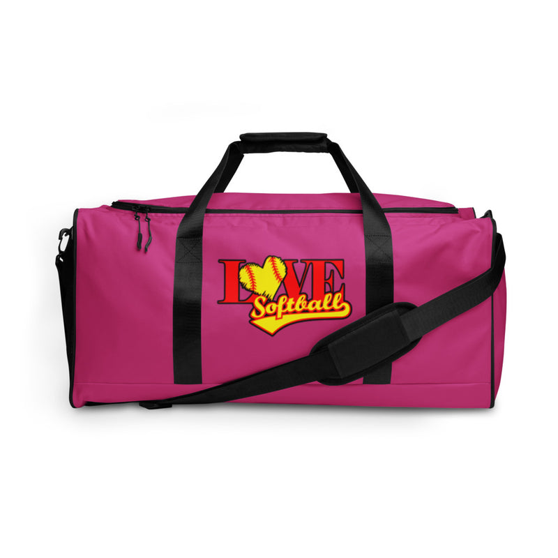 Love Softball Duffle bag PINK