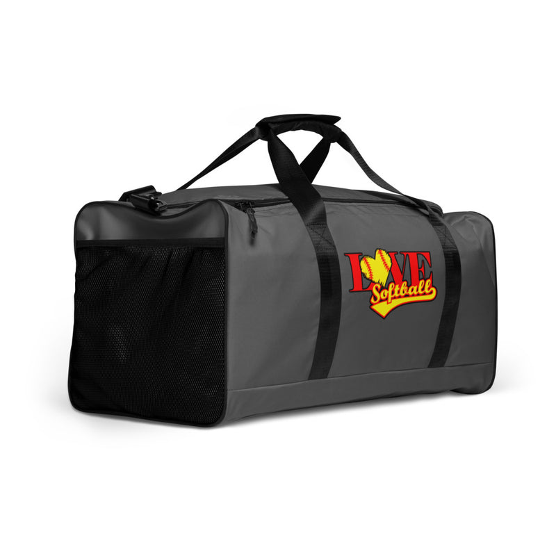 Love Softball Duffle bag GREY