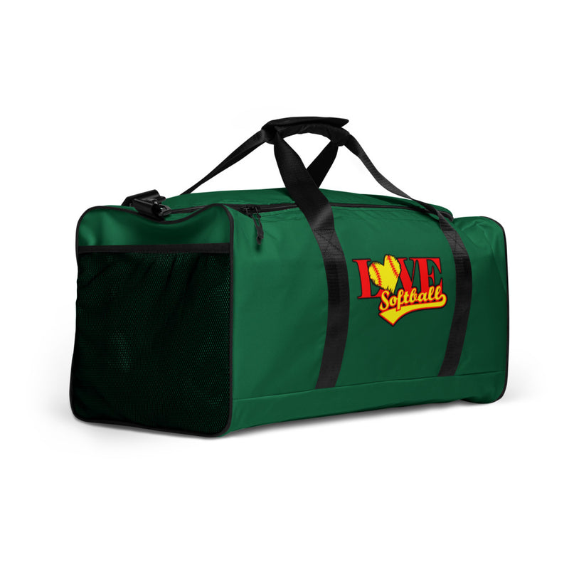 Love Softball Duffle bag GREEN