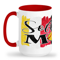 Softball Mom Tall glossy ceramic mug