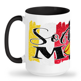 Softball Mom Tall glossy ceramic mug