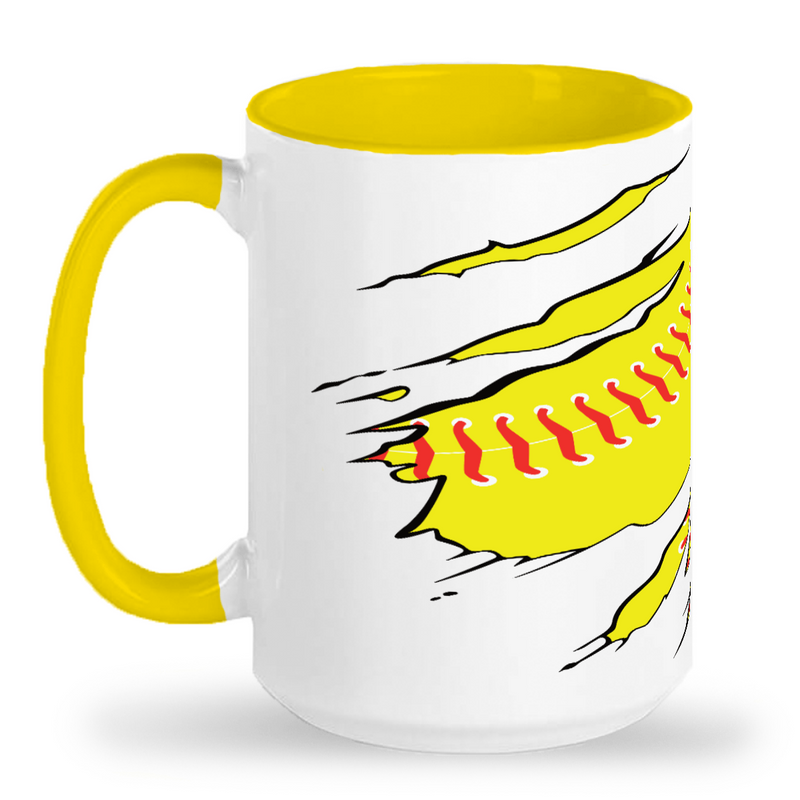 Tall Mug Softball Tear