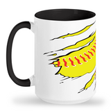 Tall Mug Softball Tear
