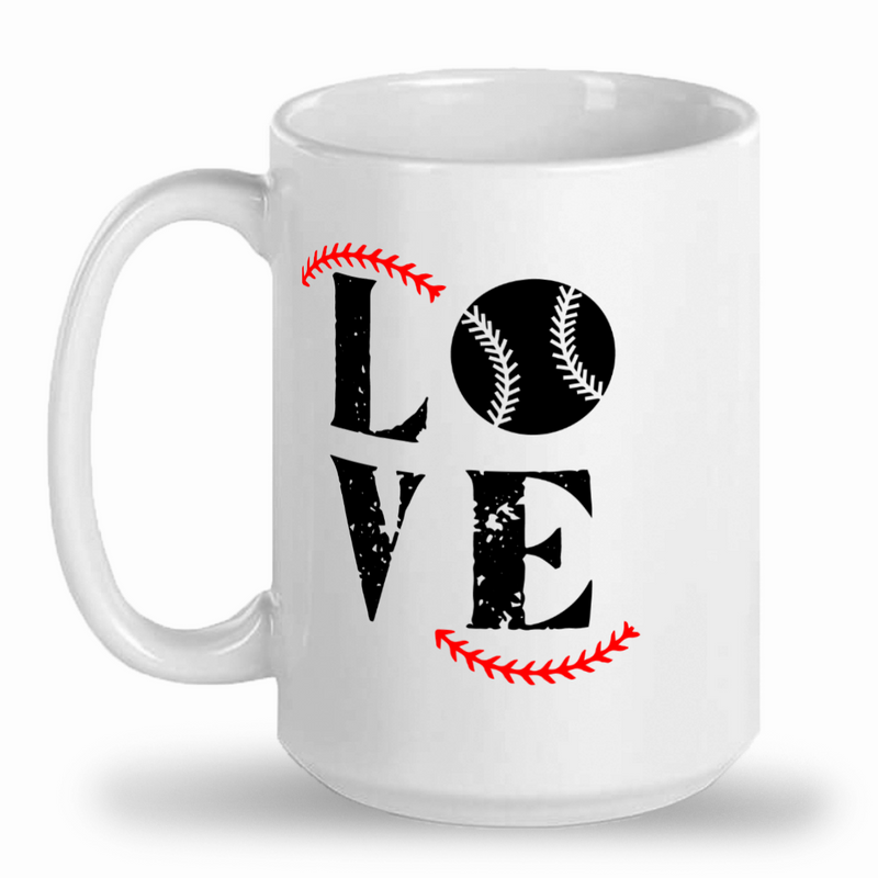 Love Baseball mug