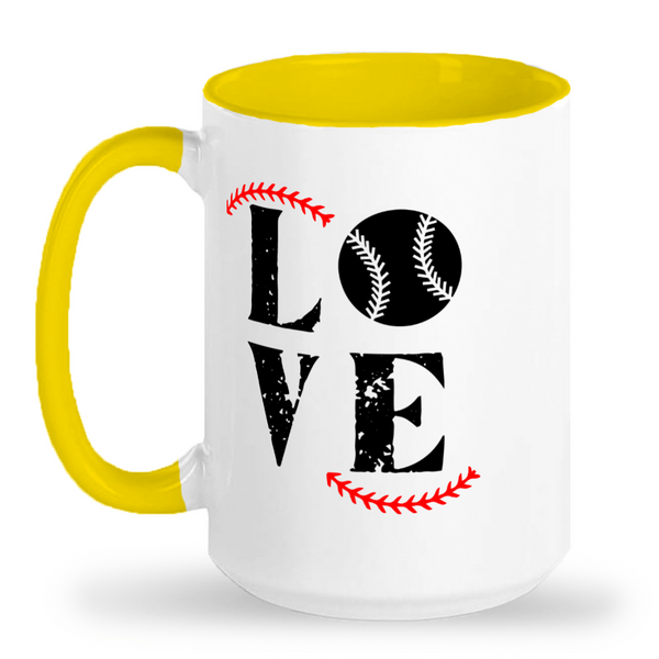 Love Baseball mug