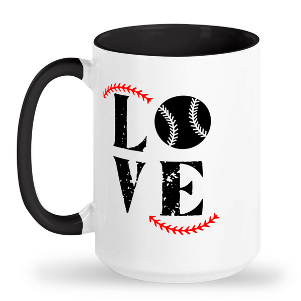 Love Baseball mug