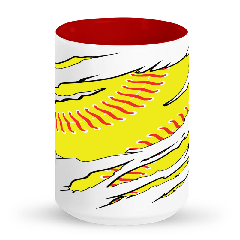 Tall Mug Softball Tear
