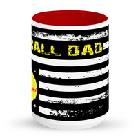 Tall Mug Softball Dad Flag