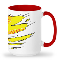 Tall Mug Softball Tear