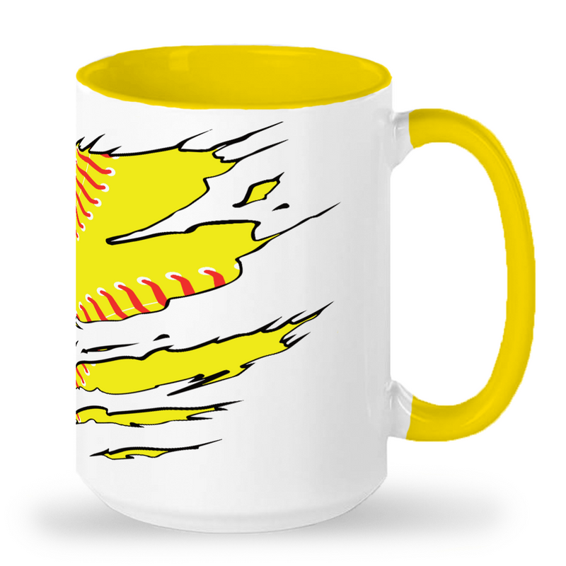 Tall Mug Softball Tear