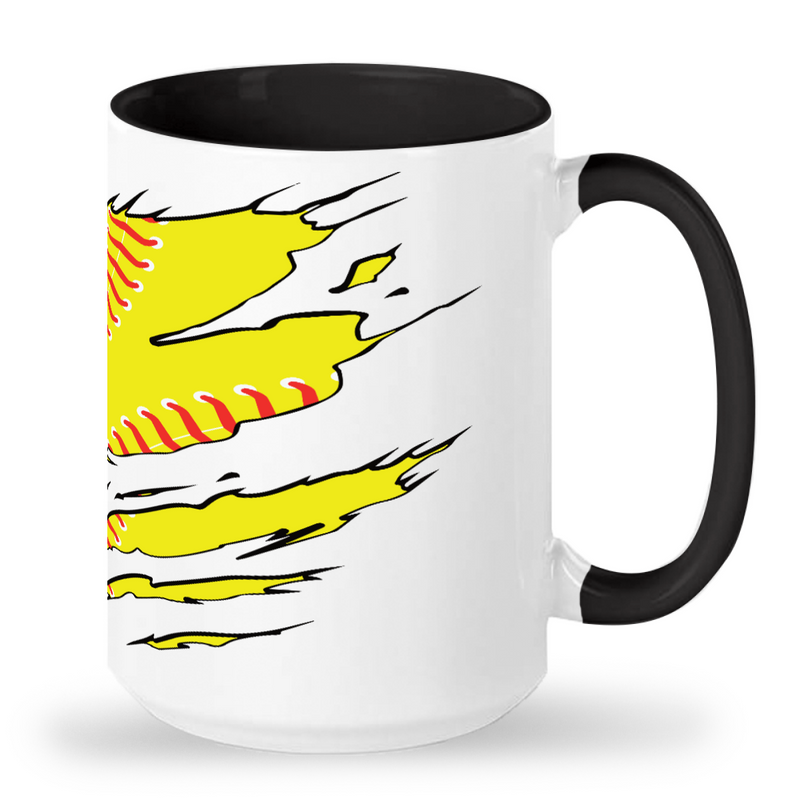 Tall Mug Softball Tear