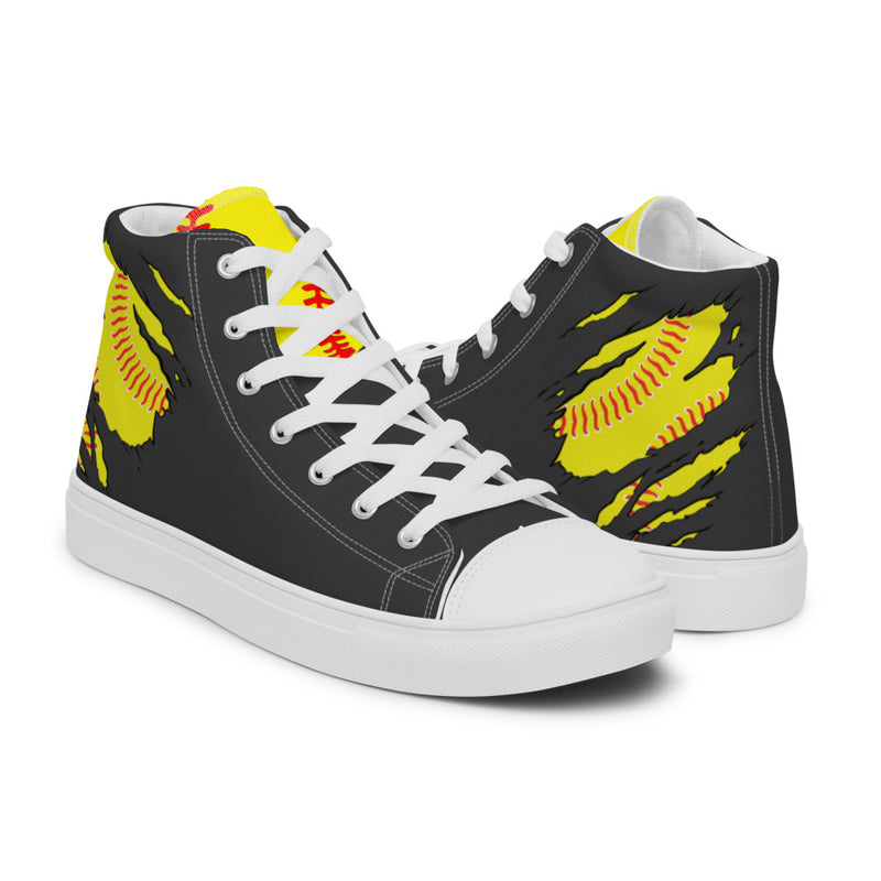 Women’s high top canvas shoes