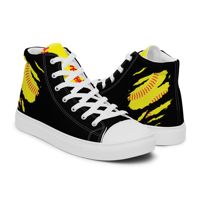 Women’s high top canvas shoes