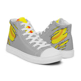 Women’s high top canvas shoes LIGHT GREY